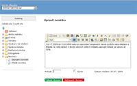Modul Správa novinek a aktualit