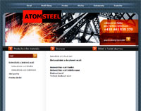 Atomsteel.cz - Www stránky / prezentace, redakční systém