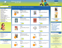Dětské knihy Andrea - E-shop, www stránky / prezentace, redakční systém