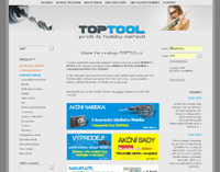 Toptool.cz - E-shop, www stránky / prezentace, redakční systém